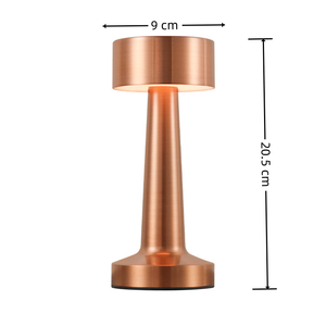 Zeitgenössische LED drahtlose Schreibtisch lampe Touch Control Dimmer Metall Lese lampe wiederauf ladbare Hotel Restaurant Bar LED Nachtlicht - Product Image 2