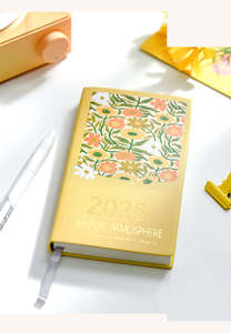 2025 A6 Ledger Agenda de alto nivel de apariencia libro portátil planificador semanal calendario cuaderno <span class=keywords><strong>para</strong></span> trabajo Estudio <span class=keywords><strong>para</strong></span> horarios ocupados - Product Image 6