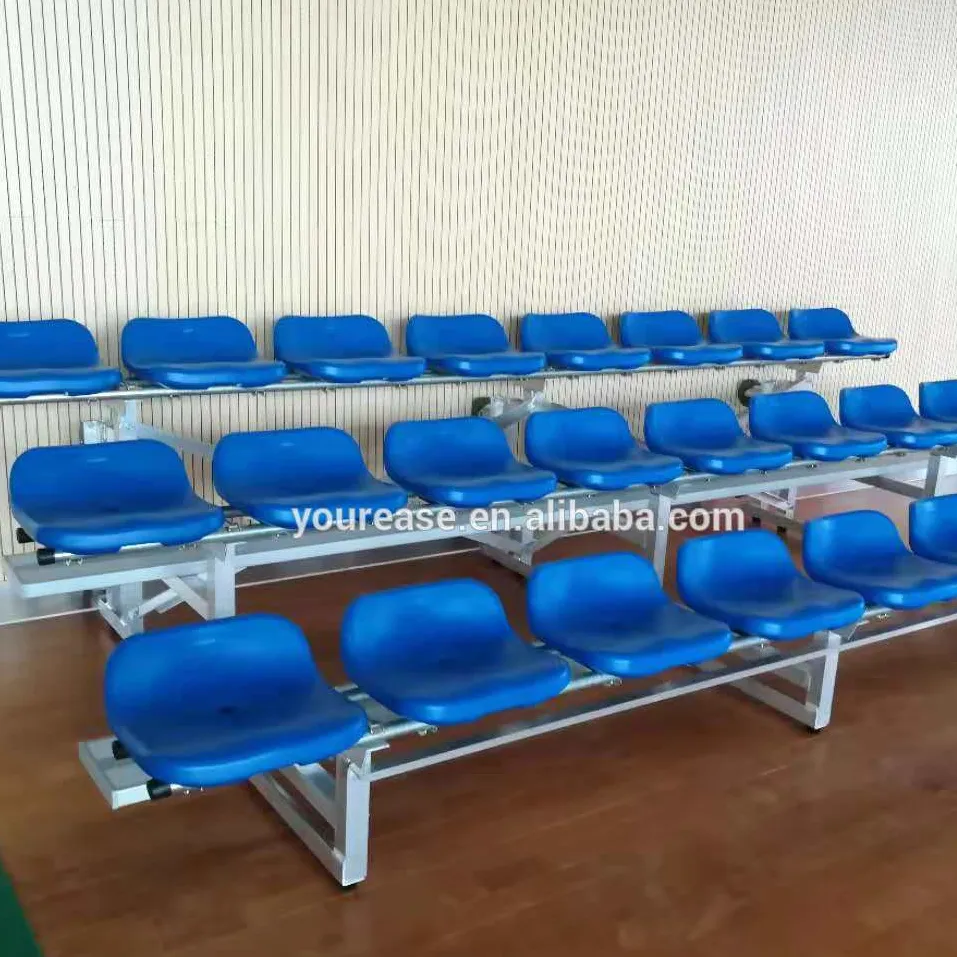 Praktische Beweegbare Stadion Zitplaatsen Draagbare Aluminium Bleker Sport Seat