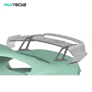 Kit de cuerpo de fibra de carbono seco Paktechz, alerón de maletero ajustable, alerón trasero para BMW M2 G87