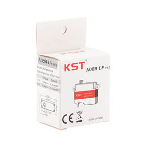 Servo KST A08H LV 4.2V HV sin núcleo, de aleación de aluminio, con engranajes de acero endurecido, 2.0 Kg.cm 0.09s/60D, reforzado para modelos de hormigón y planeadores. - Product Image 6