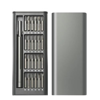Kit de Tournevis de Précision Professionnel 24-en-1, Mini Kits d'Outils Petits Tournevis Magnétiques pour la Réparation Électronique