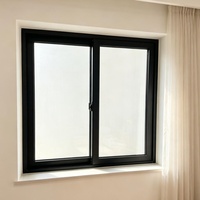 Fenêtre coulissante en PVC Conch, double vitrage pour projets commerciaux et résidentiels