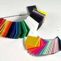 Plaques acryliques fluorescentes colorées, panneaux en plastique pour la fabrication de designs sur bois