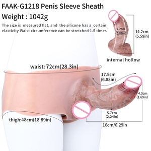 Women's Masturbators Sex Toy <b>Dildo</b> Pants With Hole Silicone Strap on <b>Dildo</b> for Men - Product Image 6