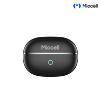 Écouteurs sans fil Miccell, légers, à clipser, avec Bluetooth 6.0 et son Hi-Fi, pour le sport, les jeux et les voyageurs