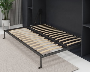 Cama Plegable de Pared Tipo Murphy de Diferentes Tamaños, Fabricada por el Fabricante, con Marco de Metal, Tamaño Queen <span class=keywords><strong>y</strong></span> King, Ahorra Espacio, Cama Oculta - Product Image 6