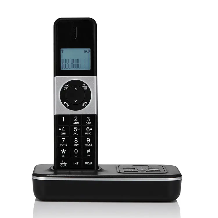 Téléphone portable DECT Téléphone TAM Fonction vocale Téléphone sans fil analogique
