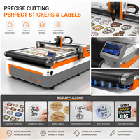 Plotter de Corte Plano CNC Automático con Cámara CCD y Cuchilla Oscilante para Tablero KT, Tablero de Espuma de PVC, Cartón Corrugado