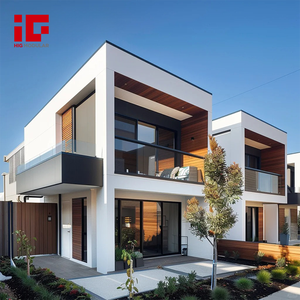 Edificio di lusso <span class=keywords><strong>resort</strong></span> residenziali prefabbricati casa prefabbricata casa prefabbricata struttura in acciaio luce Hotel Villa - Product Image 6