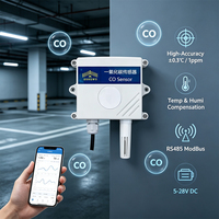 Analyseur de monoxyde de carbone RS485, surveillance de la qualité de l'air 0-1000ppm, adapté aux garages/usines chimiques