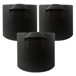 Personalizado 1 3 5 7 10 15 20 galones Suministros de jardín Bolsas de cultivo de fieltro Bolsa de plantación de fieltro transpirable ecológica - Product Image 3