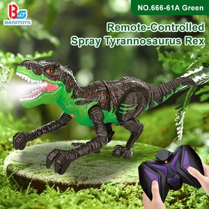 2.4G Simulation Fernbedienung Dinosaurier Spielzeug Kunststoff RC Dinosaurier mit Lichtern und Sound Stromquelle - Product Image 2