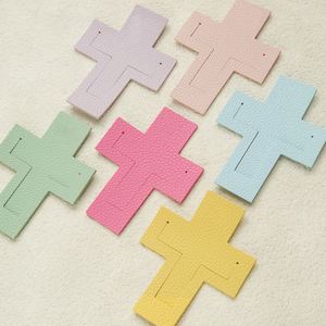 Vintage Style PU Leather Cross <b>Bookmarks</b> Page Clips Gift for Readers Book Lovers Retro Page Holders for Reading - Product Image 2