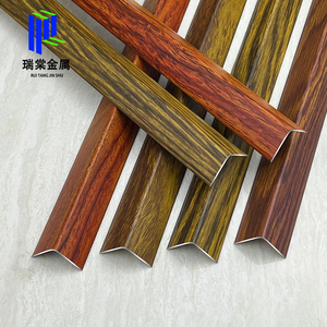 Profilé de sol en aluminium en forme de L, <span class=keywords><strong>finition</strong></span> grain de bois, bande de bordure <span class=keywords><strong>d</strong></span>'<span class=keywords><strong>angle</strong></span> droit en forme de 7, barre de moquette pour revêtements de sol stratifiés, carrelés et vinyle - Product Image 6
