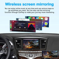 Decodificador Inalámbrico Carplay para Infiniti QX60 Q70, Actualización de Sistema de Infoentretenimiento de Lujo, Android Auto, Marca Premium