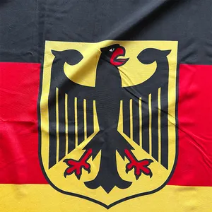 Aussenhängende verdickte Polyester-3x5Fuß-Nationale Fahnen Deutsche Adler-Flagge