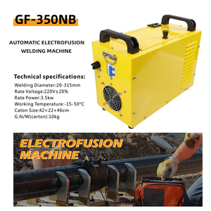 <span class=keywords><strong>เครื่อง</strong></span><span class=keywords><strong>เชื่อม</strong></span><span class=keywords><strong>ท่อ</strong></span>พีอีแบบอัตโนมัติเต็มรูปแบบ GF 350NB ขนาด 20-315 มม. สำหรับงานเชื่อมและอุปกรณ์บัดกรี - Product Image 5