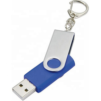 UUTEK FL002 En Plastique et En Métal USB Bâton Pivotant USB 2.0 3.0 Flash Drive 4GB 16GB avec Logo Personnalisé 32GB 64GB 128GB