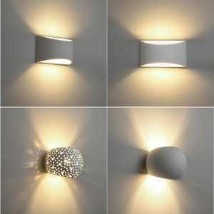 Lámpara de Pared LED Minimalista Moderna, Luz Ambiental de Yeso para Dormitorio, Sala de Estar, Pasillo, Iluminación Decorativa para el Hogar - Product Image 6
