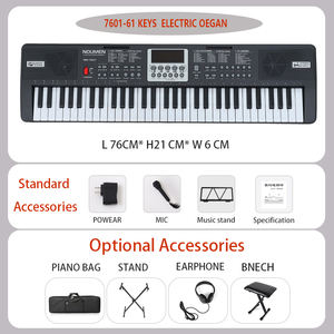 Orgue électronique portable pour filles, 61 touches, clavier musical en plastique, jouet musical pour enfants - Product Image 6
