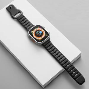 EASILIFE-Bracelet de montre en caoutchouc FKM <span class=keywords><strong>pas</strong></span> <span class=keywords><strong>cher</strong></span> en stock, quantité minimale de commande bas, pour <span class=keywords><strong>Apple</strong></span> Iwatch Ultra 38mm 40mm 42mm 44mm 45mm 49mm - Product Image 2