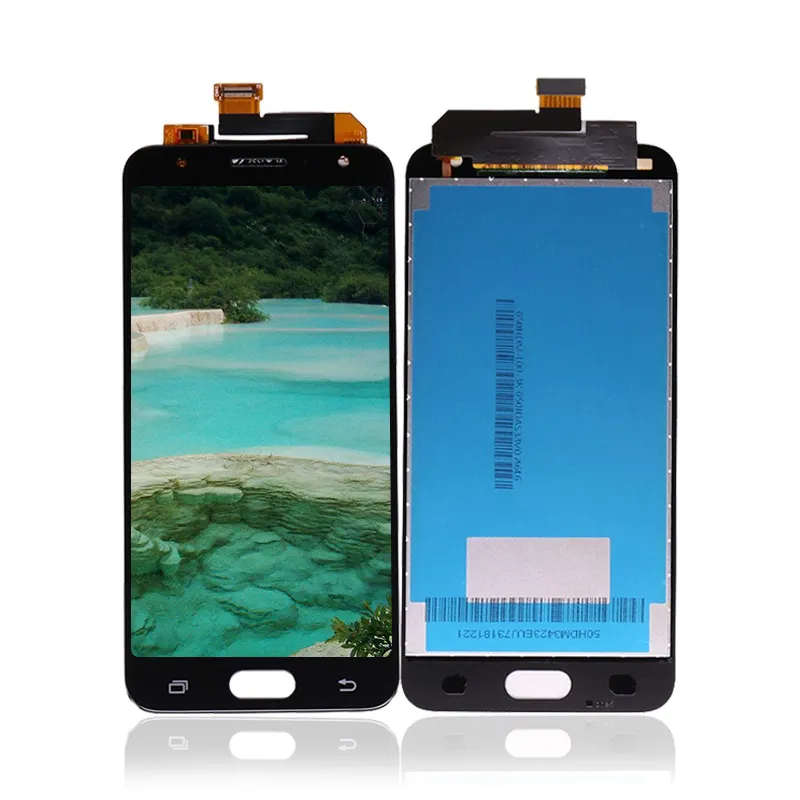 Untuk Samsung J7 LCD untuk Samsung J7 Prime Tampilan Asli untuk Samsung J7 G610 Layar