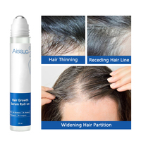 Serum Perawatan Rambut Roll-On Anti Rontok 25ml, Laris Manis, Melembutkan, Berkilau, Menutrisi Secara Mendalam, Melembapkan Tahan Lama, Memperbaiki, Minyak Esensial