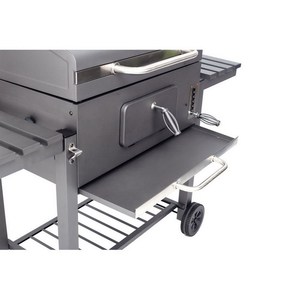 Parrilla de <span class=keywords><strong>barbacoa</strong></span> de carbón de <span class=keywords><strong>Toronto</strong></span> EN1860, parrilla de <span class=keywords><strong>barbacoa</strong></span> con ahumador con mesas auxiliares, tamaño XL - Product Image 2