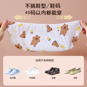 Disposable Non-Woven Shoe Covers 50 Pcs Thickened Breathable Dustproof For Home Indoor Use - Product Image 4