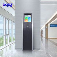 Sistema de Gestión de Filas de Banco, Máquina Expendedora de Tickets, Pantalla Táctil, Montaje en Suelo, 220V