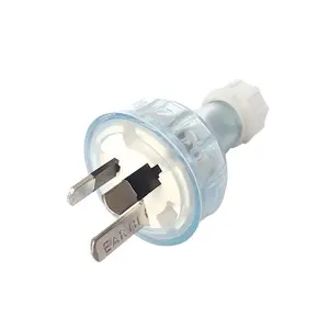 JH Hot Sell Australian Standard Household Transparent Plug, Detachable Transparent plug 250V 10A 3 pin Household plug