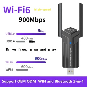 Wifi 6 banda dual 5G tarjeta de red inalámbrica AX900M sin unidad <span class=keywords><strong>USB</strong></span> Bt 5,4 recibir 2 en 1 Adaptador de computadora de escritorio receptor Wifi - Product Image 6