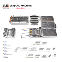 Ligne de production de conduits CNC intégrée 5 avec configuration en U |   Machine de fabrication de conduits HVAC haute performance de 1,5 mm de capacité pour la production en série