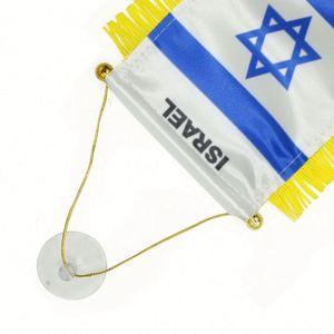 Bandera de Israel con Logotipo Personalizado, Impresión Digital, para Colgar en el Espejo Retrovisor del Coche y Decoración del Hogar - Product Image 2