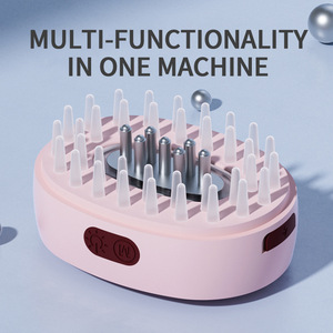 Cepillo de masaje para el cuero cabelludo con rodillo y vibración de 85 mm x 62 mm para el cuidado del cabello de adultos - Product Image 2