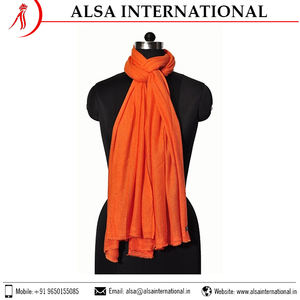 Meilleure qualité multicolore laine nylon plaine écharpes conception de motif personnalisé pour l'hiver direct de l'Inde grossiste - Product Image 4