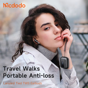 Auriculares Inalámbricos Mcdodo 329 con Pantalla Digital y Micrófono, Verdadero Sonido Estéreo Inalámbrico, Resistentes al Agua, con Cordón de Silicona Antipérdida, para Deportes y Videojuegos - Product Image 2