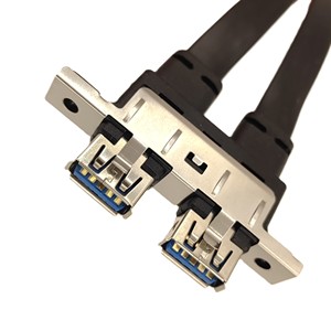 Slimline Cáp PCI-E ultraport SAS Bo mạch chủ tiêu đề IDC <span class=keywords><strong>20pin</strong></span> để kép <span class=keywords><strong>USB3.0</strong></span> mở rộng cáp dữ liệu phẳng PC bo mạch chủ Cáp - Product Image 5