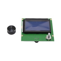 Layar LCD Ender 3 12864 dengan Tombol Kabel, Panel Kontrol Cerdas untuk Printer 3D Ender 3/CR-10