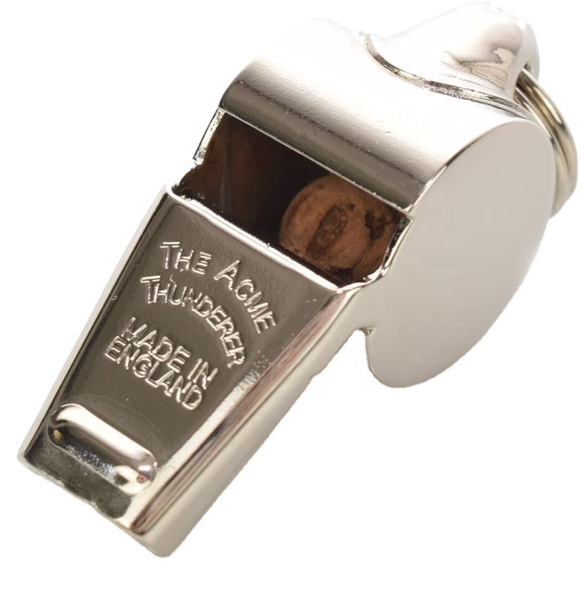 Свисток Baichao из алюминиевого сплава с двойным отверстием для выживания в морской лодке, свисток для аварийного спасения, вспомогательный инструмент для птицы из нержавеющей стали