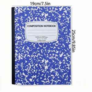 Cuaderno de Alta Calidad con Patrón de Mármol, Cuaderno Grueso de Ejercicios, Tapa Blanda, Diario de Columnas para Estudio, Oficina, Regreso a Clases - Product Image 2
