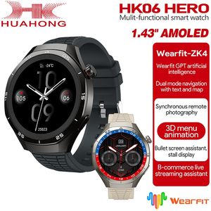 Nuovi Arrivi 2026: Smartwatch HK06 HERO con Display AMOLED da 1.43\", Navigazione in Tempo Reale, Assistente Vocale AI, Orologio Sportivo da Uomo - Product Image 4