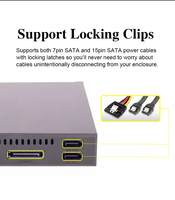 Natal diskon besar 2.5 inci SATA/SSD HDD penutup 9.5mm tipis perangkat penyimpanan NAS untuk Hard Drive eksternal Floppy Drive Internal