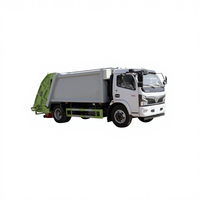 Camion Compacteur de Déchets Diesel Manuel 4x2 EURO 5 Personnalisable Direct Usine pour la Collecte de Déchets Domestiques en Baril