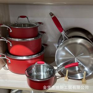 Juego de Utensilios de Cocina de Acero Inoxidable 316 de 10 Piezas, Apto para Horno, con Tapa, Solo Lavar a Mano - Product Image 2