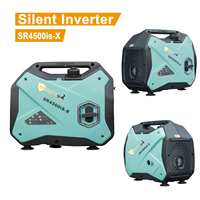 Generator Inverter Digital Super Senyap 3.8KW 3500 Watt Berbahan Bakar Bensin Dengan Gelombang Sinus Murni Stopkontak AS 120V