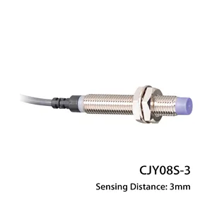 CNTD 1.5mm/3mm sensore di prossimità a lunga distanza M8 rilevamento di metallo induttivo a filo con uscita NPN/PNP e tecnologia resistiva