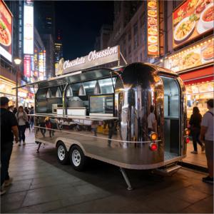 Camión de Comida Móvil Personalizado con Cocina, Remolque de Comida de Acero Inoxidable <span class=keywords><strong>en</strong></span> Venta para Emprendimientos de Restaurantes - Product Image 5