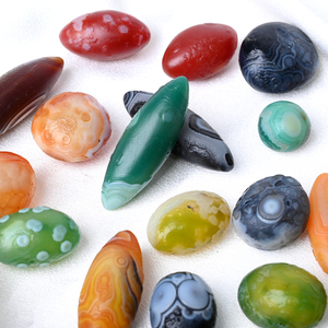 หินโกบีอาเกตธรรมชาติคุณภาพสูง เป็นมิตรกับสิ่งแวดล้อม สีสันสดใส หินตาหายาก สำหรับการบำบัดตามหลักฮวงจุ้ย - Product Image 4